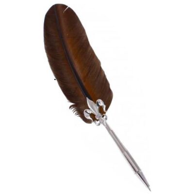 BOLIGRAFO MOD. PLUMA AVE LABRADO O FLOR DE LIS