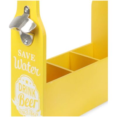 BOTELLERO CERVEZA AMARILLO+ABRECHAPAS - Imagen 2