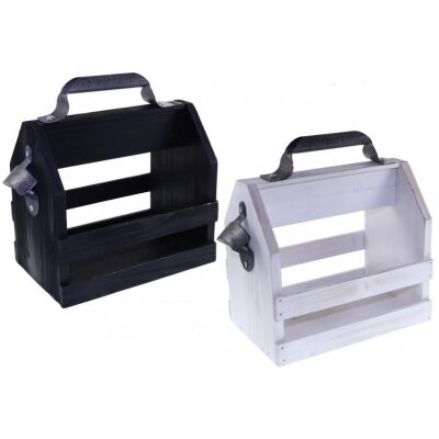 CAJA PORTA CERVEZAS CON ABRIDOR 2 COL.