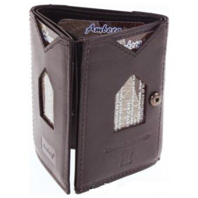 CARTERA TARJETERO VENTANA AMBORG NEGRO - Imagen 2