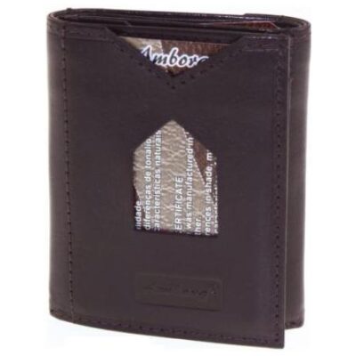 CARTERA TARJETERO VENTANA AMBORG NEGRO