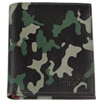 CARTERA ZIPPO VERTICAL CAMUFLAJE