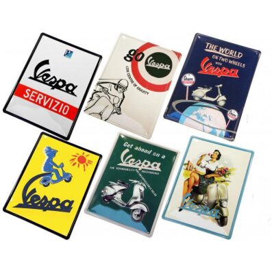 CHAPA VESPA RECTANGULAR SURTIDAS