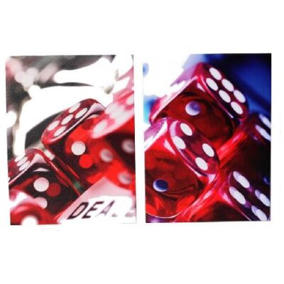 CUADRO 30X40 JUEGO DADOS 1 UND. (2 MODELOS)