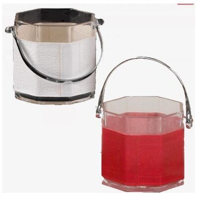 CUBITERA CRISTAL C/SIMIL ROJO MOD. SIMIL SERPIENTE
