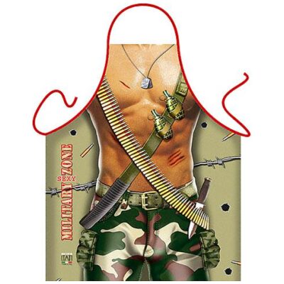 DELANTAL MILITAR SEXY