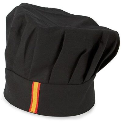 GORRO COCINERO BANDERA NEGRO O BLANCO