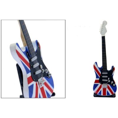 GUITARRA ELECTRICA 26 CM. BANDERA INGLESA