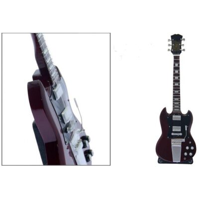 GUITARRA ELECTRICA 26 CM. MARRON
