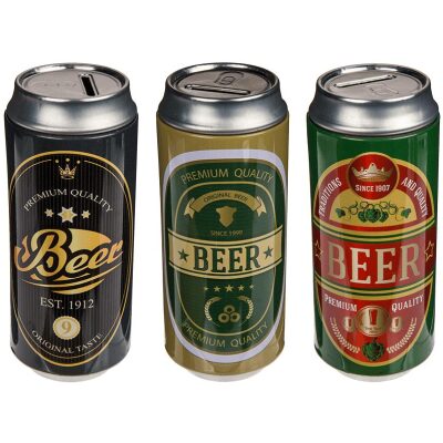 HUCHA LATA CERVEZA SURTIDA