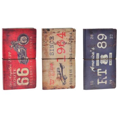 LIBRETA VIAJE ROUTE 66 SURTIDAS