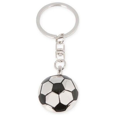 LLAVERO METAL MEDIA BOLA FUTBOL