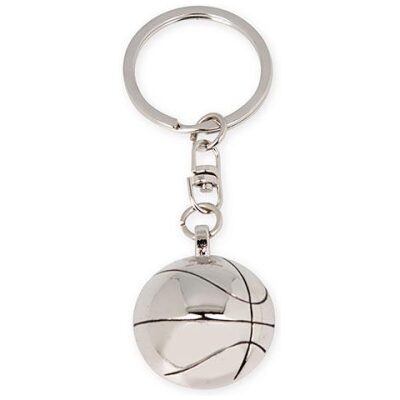 LLAVERO METAL  MEDIA PELOTA BALONCESTO