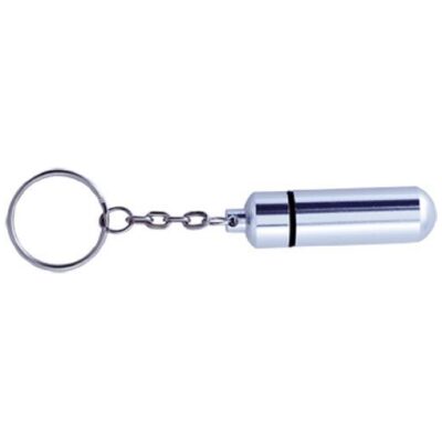 LLAVERO PASTILLERO MOD. CAPSULA ALUMINIO