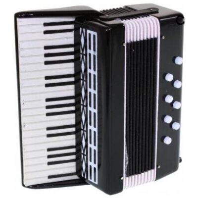 MINIATURA MUSICAL ACORDEON NEGRO