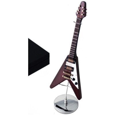 MINIATURA MUSICAL GUITARRA ELECTRICA TRIANGULAR