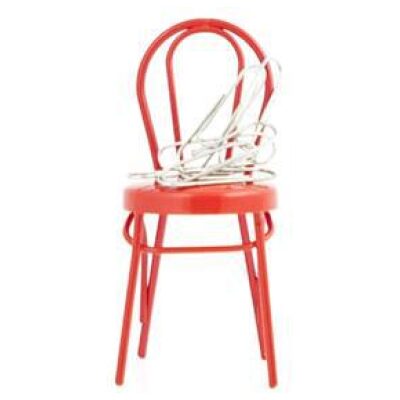 PORTA-CLIP MOD. SILLA IMANTADA ROJA