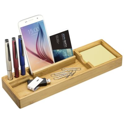 PORTABOLIGRAFOS+NOTAS MADERA NATURAL LM - Imagen 2