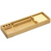 PORTABOLIGRAFOS+NOTAS MADERA NATURAL LM