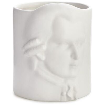 PORTABOLIGRAFOS CERAMICA BLANCO AMADEUS MOZART