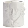 PORTABOLIGRAFOS CERAMICA BLANCO SHAKESPEARE