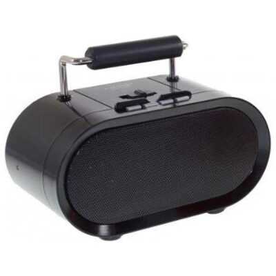 RADIO+ALTAVOZ BLUETOOTH+USB OVALADA ROJA O NEGRA - Imagen 2