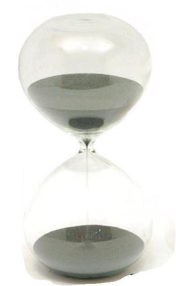 RELOJ ARENA 1 H. ARENA BLANCA O NEGRA Heracles