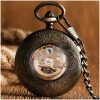 RELOJ BOLSILLO CUERDA BRONCE TAPA CENTRO VISTA - Imagen 2