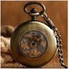 RELOJ BOLSILLO CUERDA BRONCE TAPA CENTRO VISTA - Imagen 3