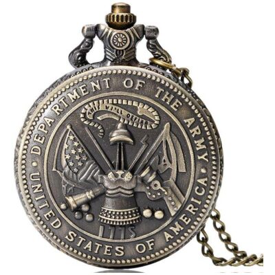 RELOJ BOLSILLO CUARZO COLECION MILITAR AMERICANA - Imagen 5