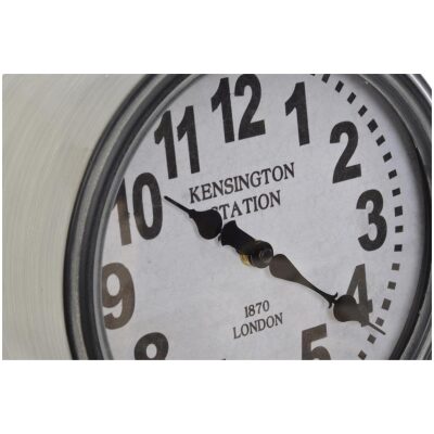 RELOJ MESA 25 CM. REDONDO PATAS DORADAS - Imagen 2