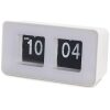 RELOJ MESA PLACAS FLIP CLOP BLANCO