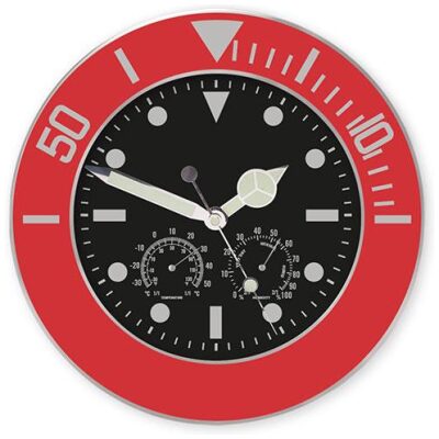 RELOJ PARED+ESTACION METEOROLOGICA COL. SURTIDOS - Imagen 2