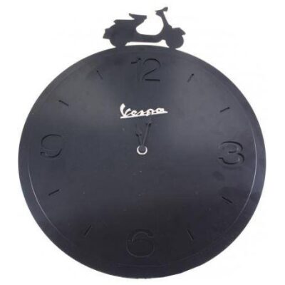 RELOJ PARED VESPA ORIGINAL METAL NEGRO O BLANCO