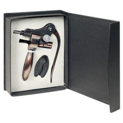 SACACORCHOS AUTO. COBRE CAJA CARTON