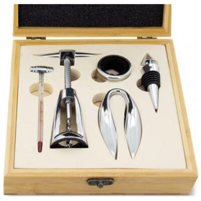 SET VINO BAMBU 5 PCS. LIVORNO - Imagen 3