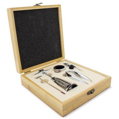 SET VINO BAMBU 5 PCS. LIVORNO