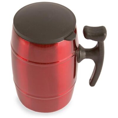 TAZA ANATOMICA DE ACERO INOX. CON TAPA - Imagen 2