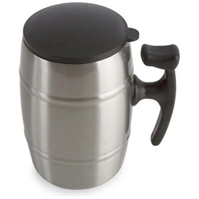 TAZA ANATOMICA DE ACERO INOX. CON TAPA - Imagen 5