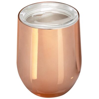 TAZA DOBLE PARED ORO ROSA