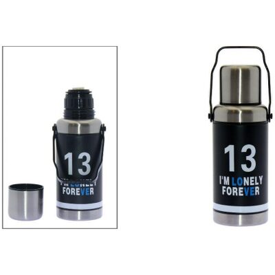 TERMO 13 FOREVER NEGRO TAPON ACERO