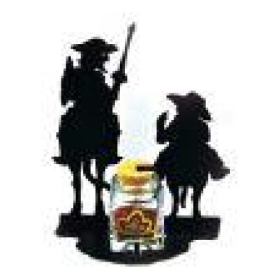 TINTERO FORJA QUIJOTE-SANCHO NEGRO