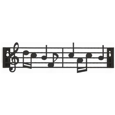 LLAVERO PARED PARTITURA MUSICAL