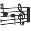 PERCHERO PARED PARTITURA MUSICAL - Imagen 2