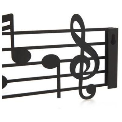 PERCHERO PARED PARTITURA MUSICAL - Imagen 2