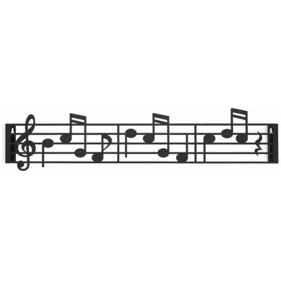 PERCHERO PARED PARTITURA MUSICAL