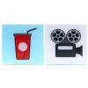 POSAVASOS CRISTAL CINE 6 UNID - Imagen 3