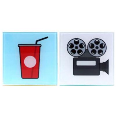 POSAVASOS CRISTAL CINE 6 UNID - Imagen 3