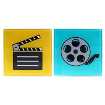 POSAVASOS CRISTAL CINE 6 UNID
