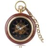 RELOJ BOLSILLO CUERDA CAJA MADERA ESFERA NG o BL